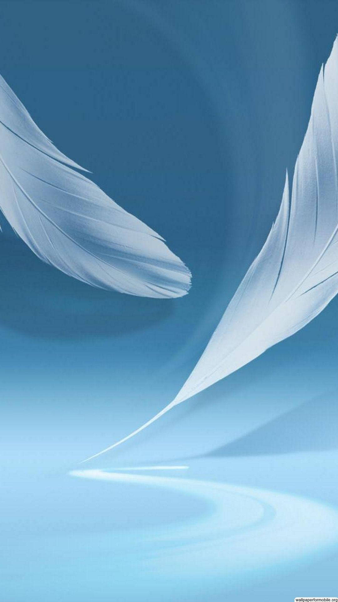 Samsung Galaxy J7 Feathers Wallpaper