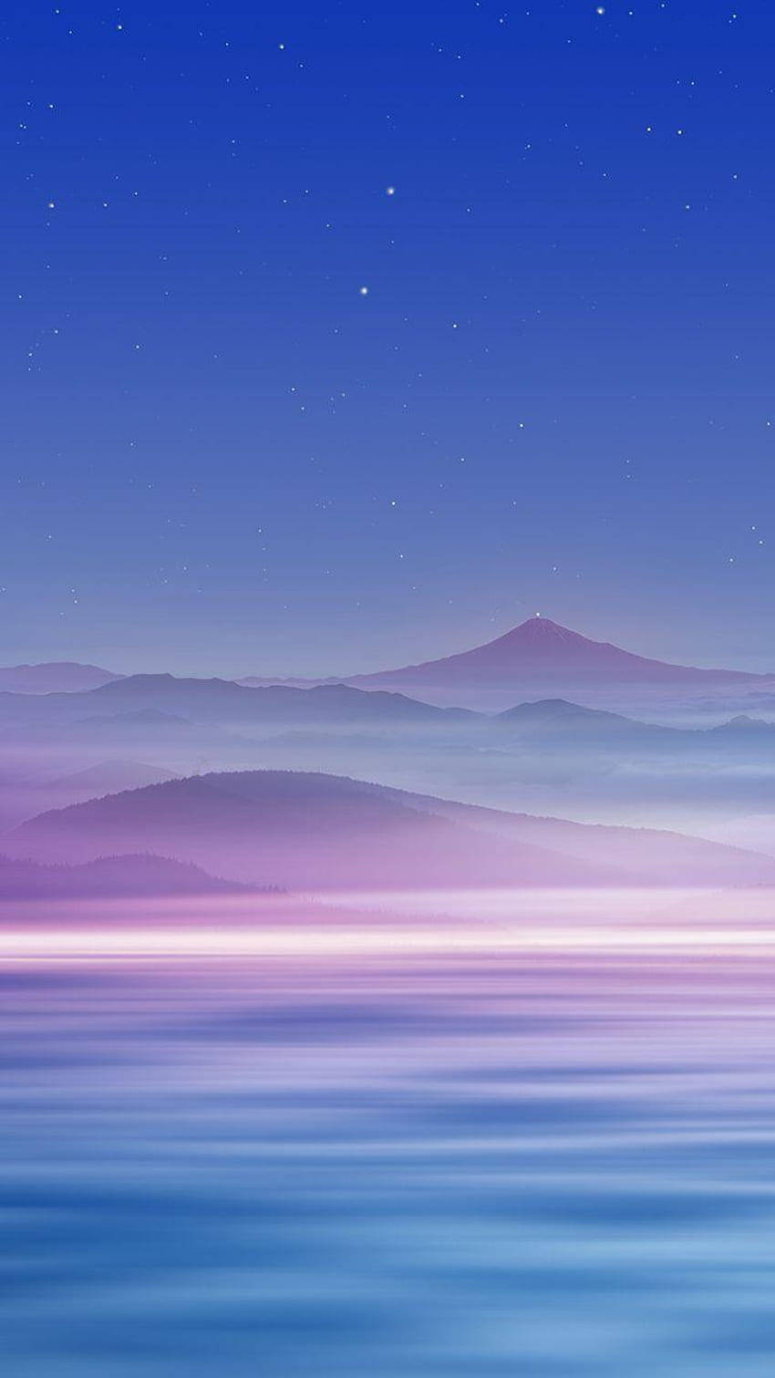 Samsung Galaxy J7 Bjergområder og himmel baggrundsbillede Wallpaper
