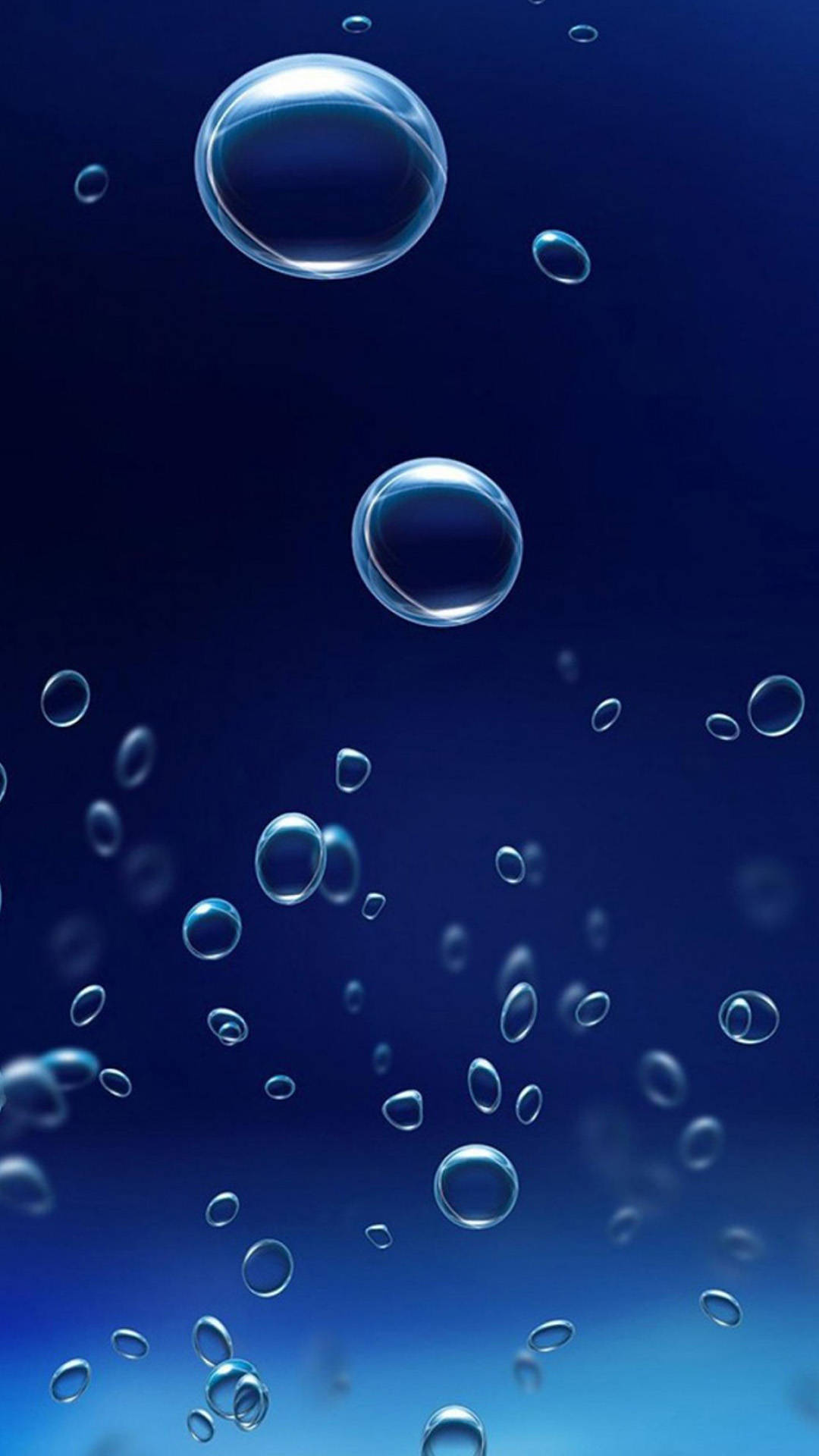 Download Samsung Galaxy J7 Water Bubbles Blue Background Wallpaper |  