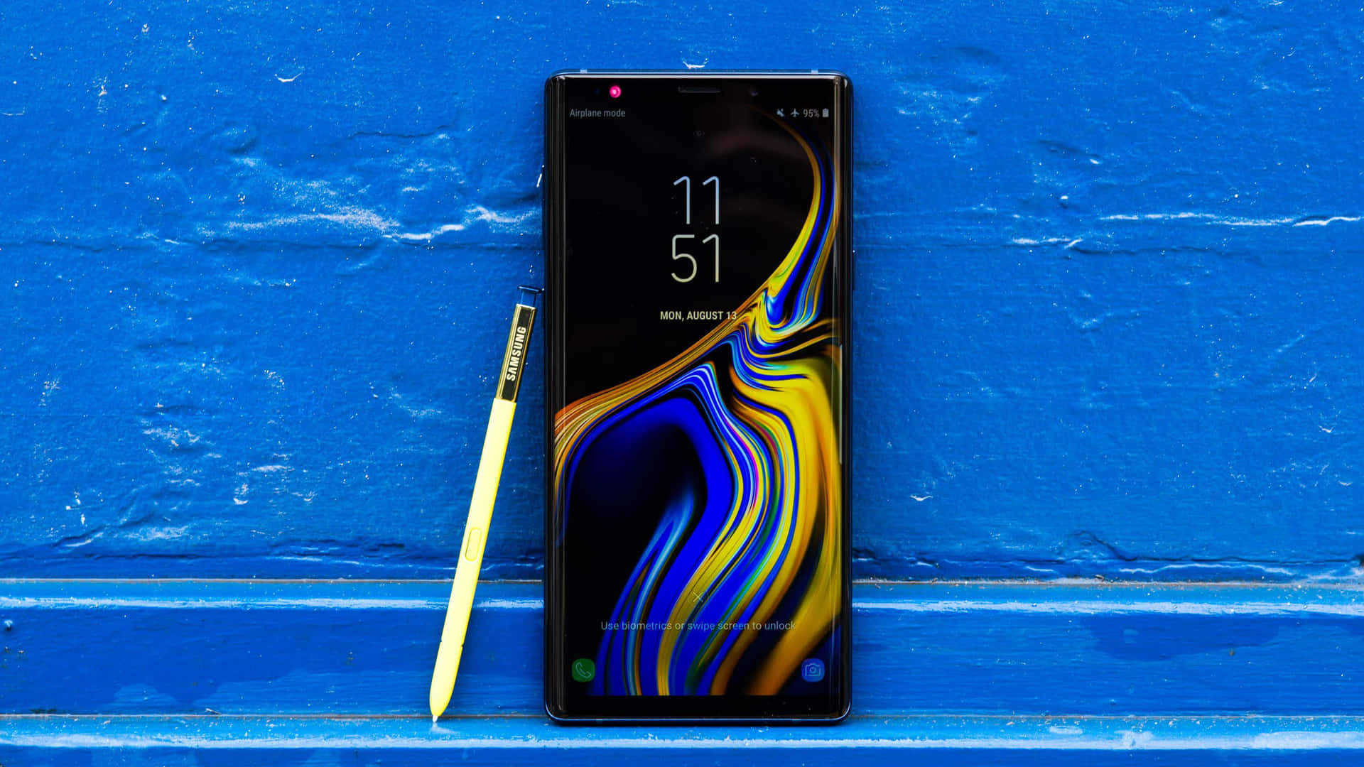 Samsung Galaxy Note 10 On A White Background