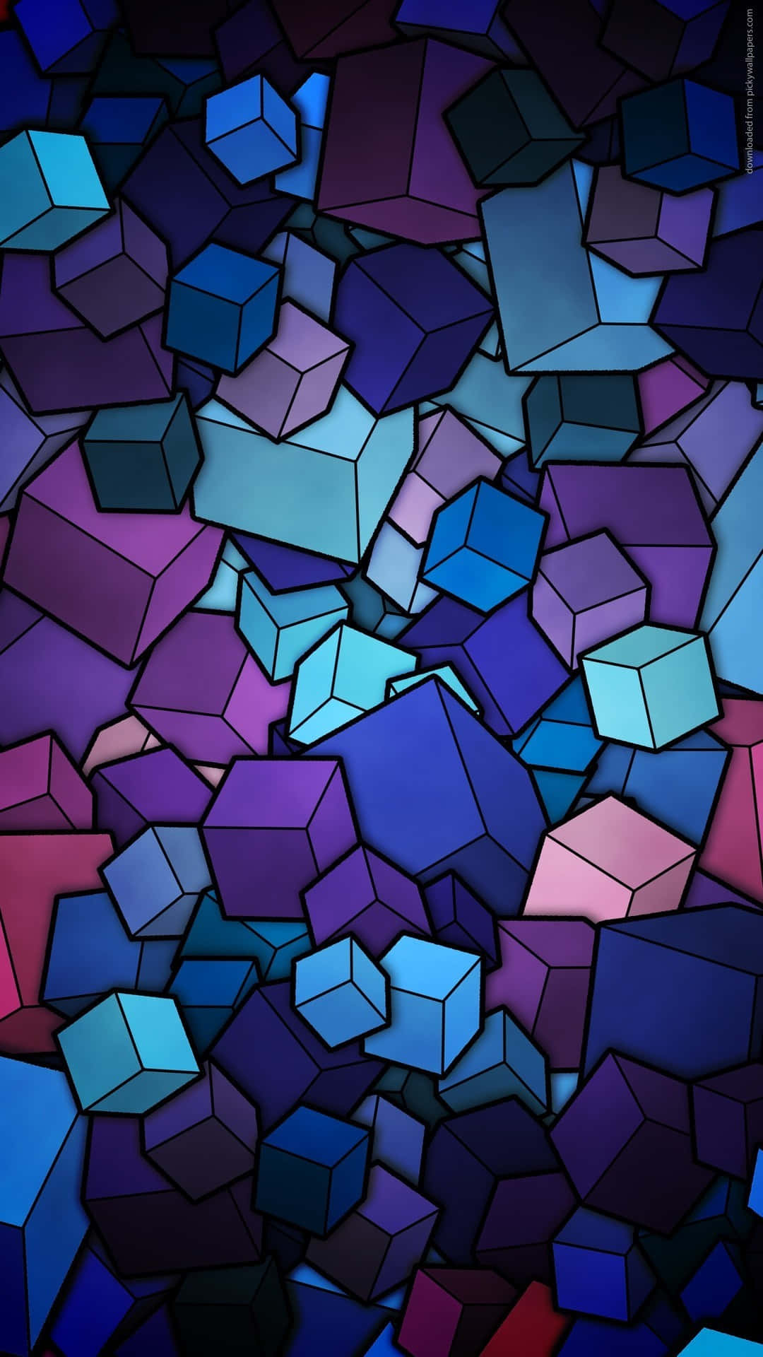 A Blue And Purple Background Wallpaper