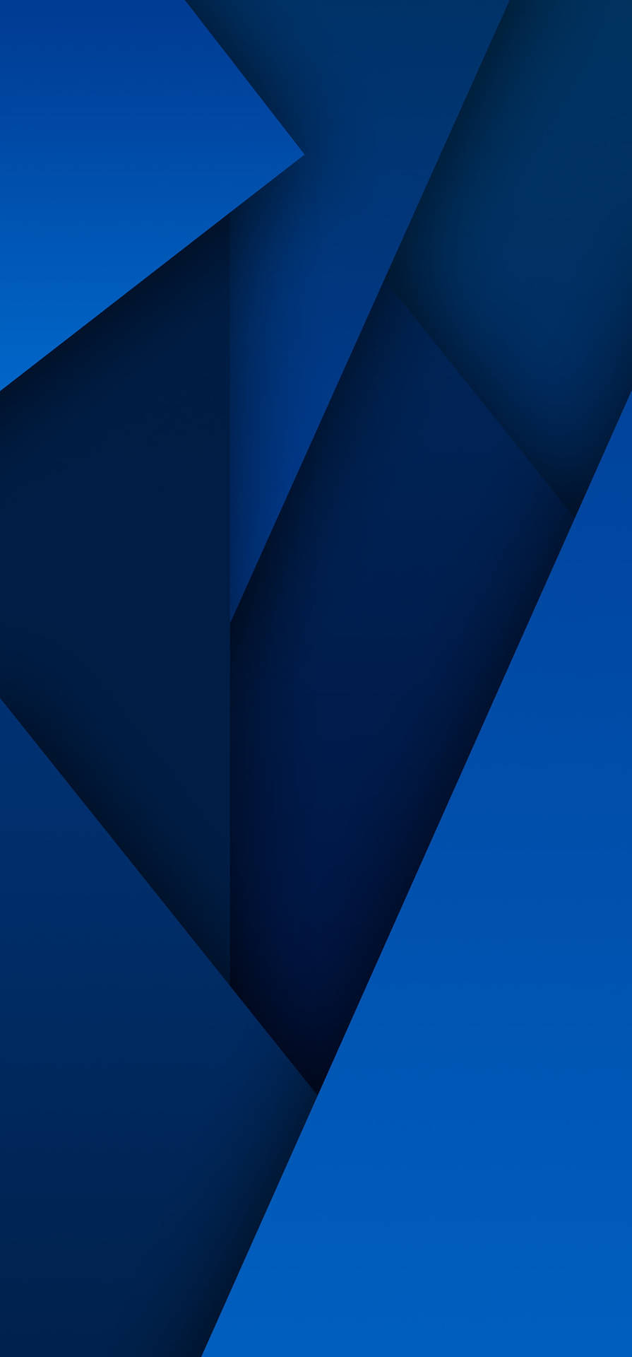 Samsung Galaxy Note 20 Ultra Blue Geometic Patterns Wallpaper