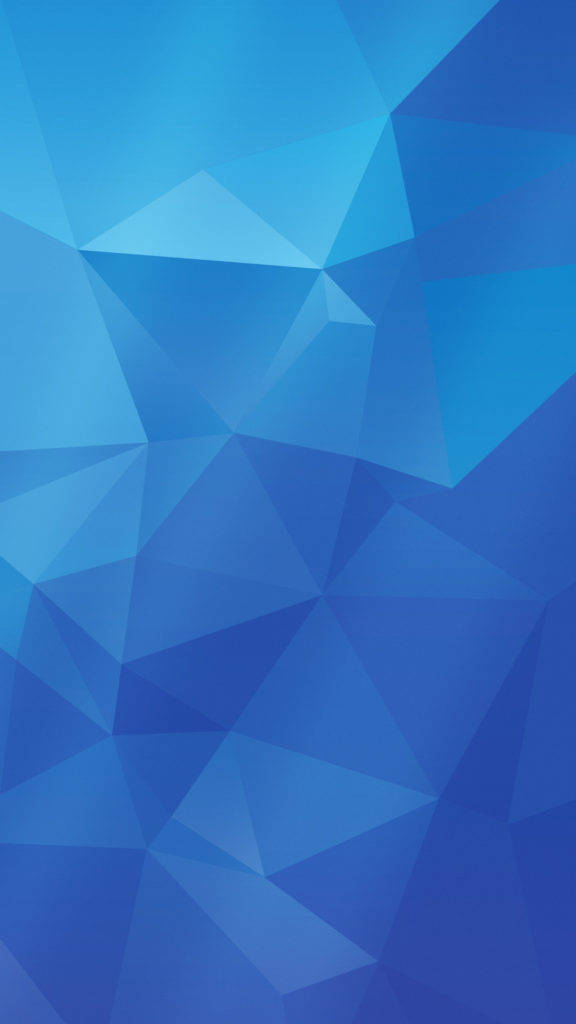 Samsung Galaxy S5 Geometric Blue Wallpaper Wallpaper