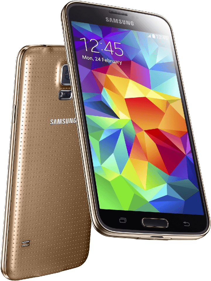 Samsung Galaxy S5 Smartphone Display PNG