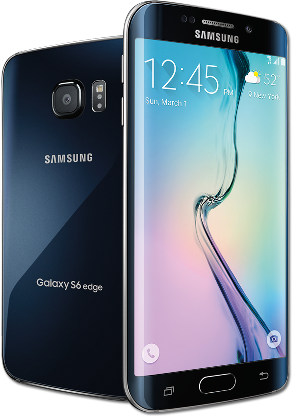 Samsung Galaxy S6 Edge Smartphone PNG