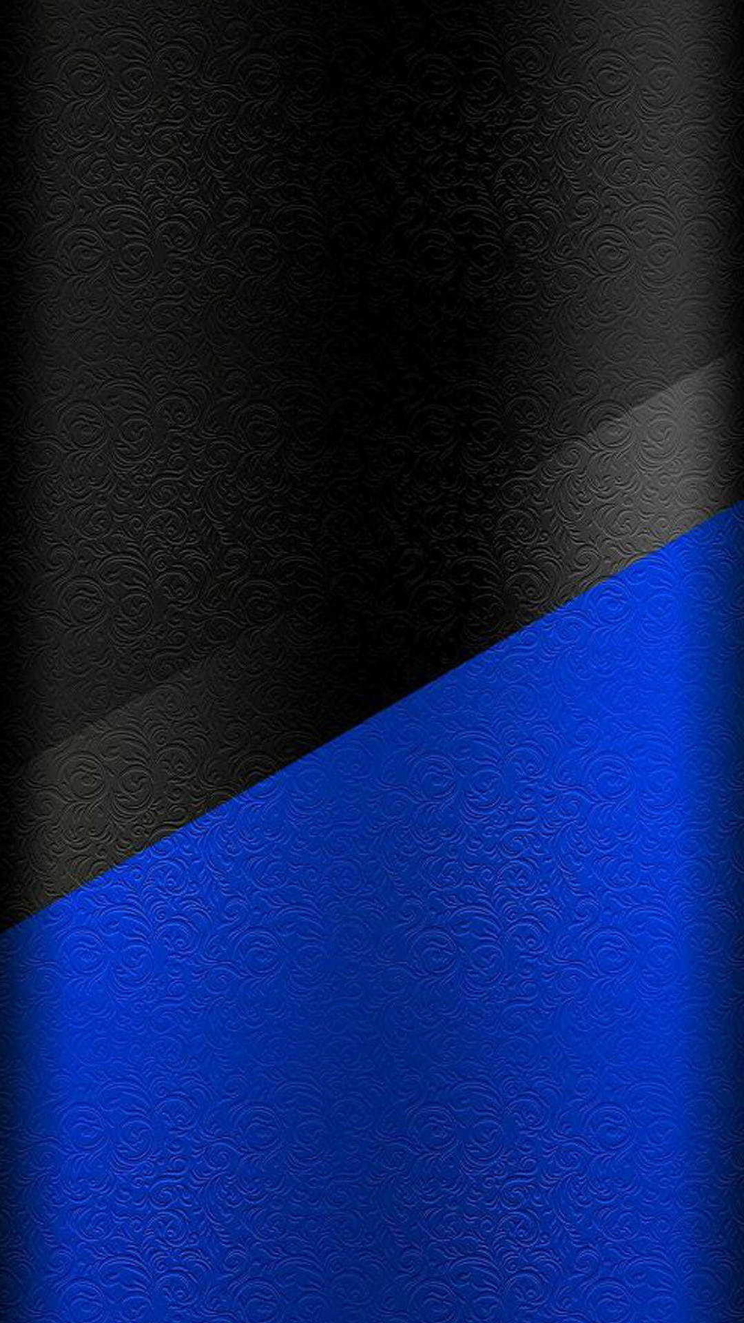 Samsung Galaxy S7 Edge Black And Blue Textured Picture