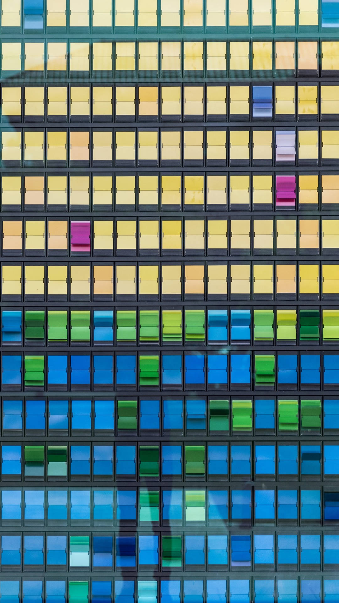 Samsung Galaxy S7 Edge Farverig Bygning Wallpaper