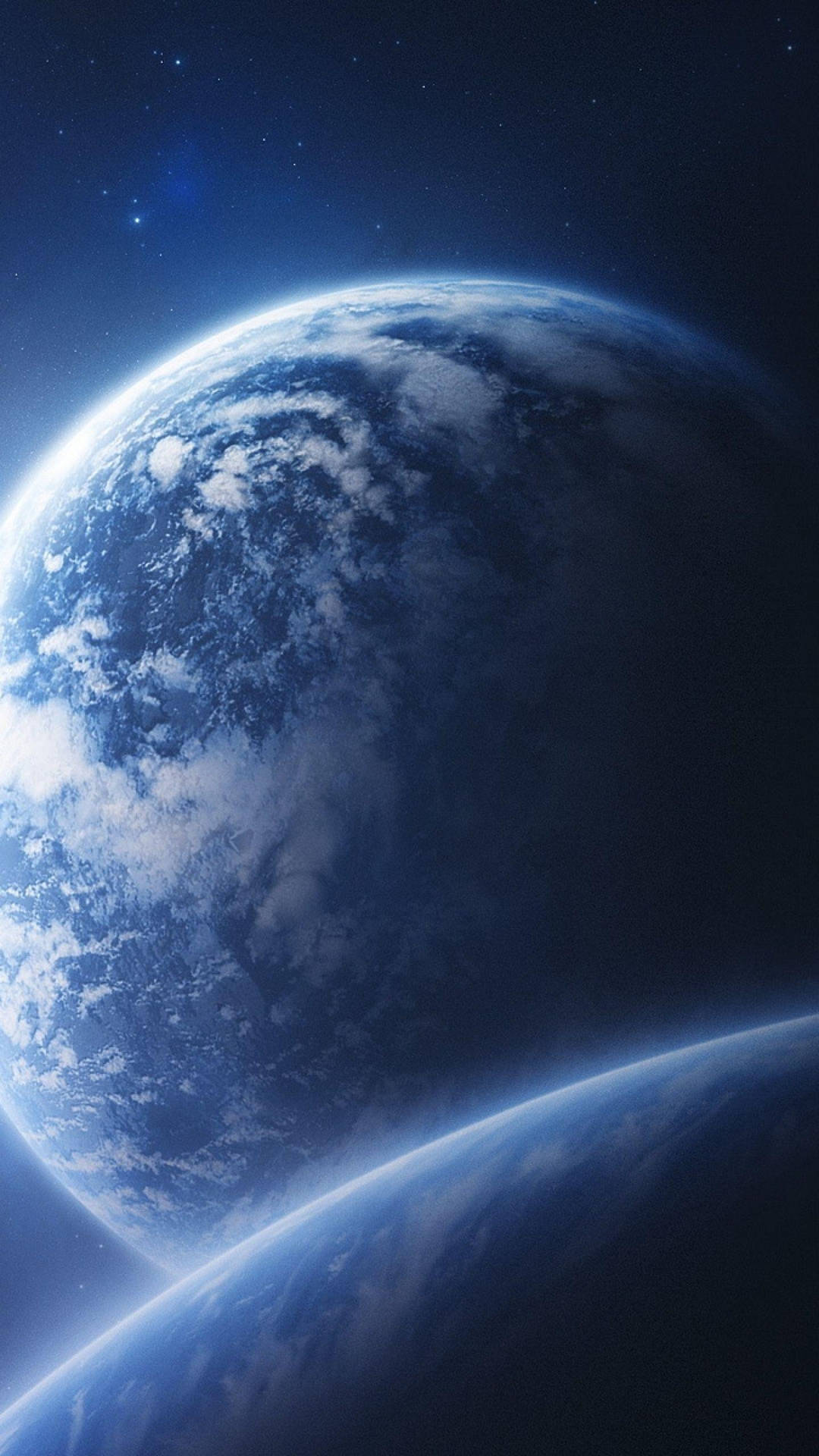 Samsunggalaxy S7 Edge Planetas Gigantes Fondo de pantalla