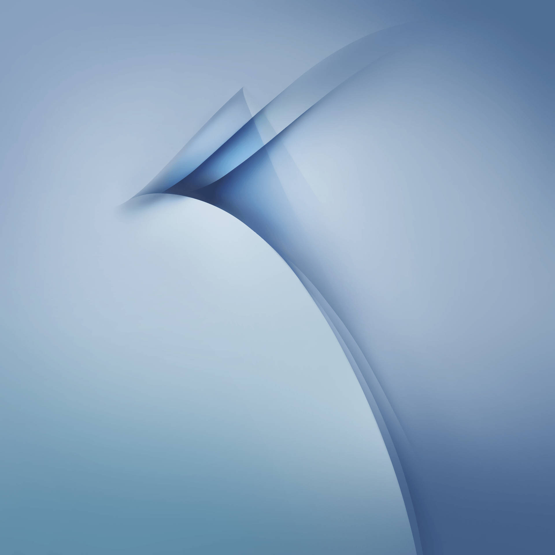 Samsung Galaxy S7 Edge Light Blue Swirls Picture