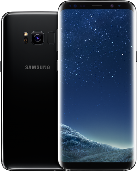 Samsung Galaxy Smartphone Night Sky Display PNG