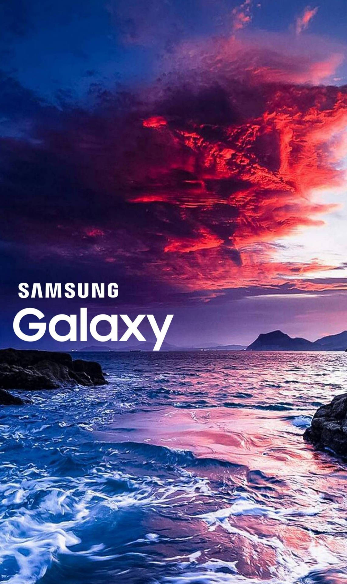 Samsung Galaxy Sunset Over Ocean
