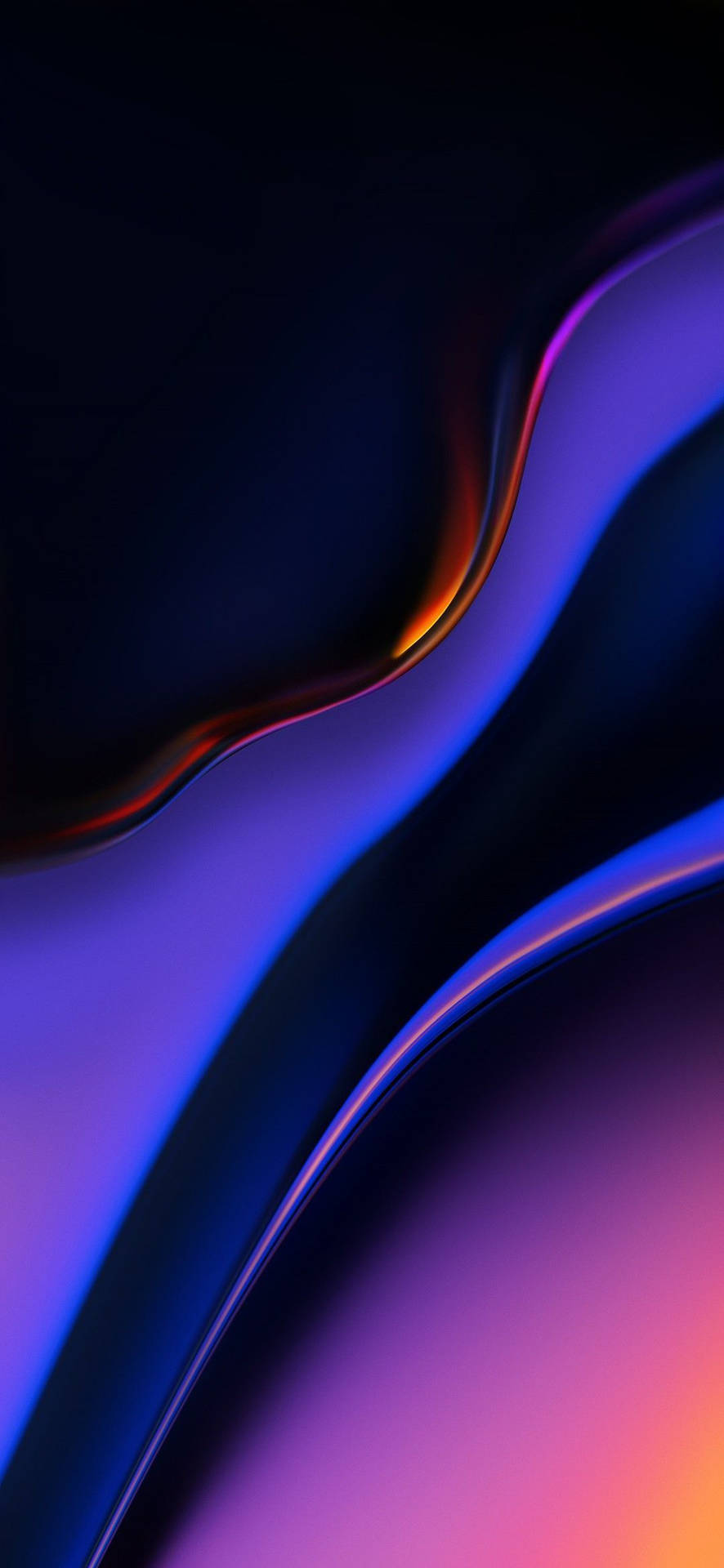 Samsung Mobile Abstract Curves Wallpaper