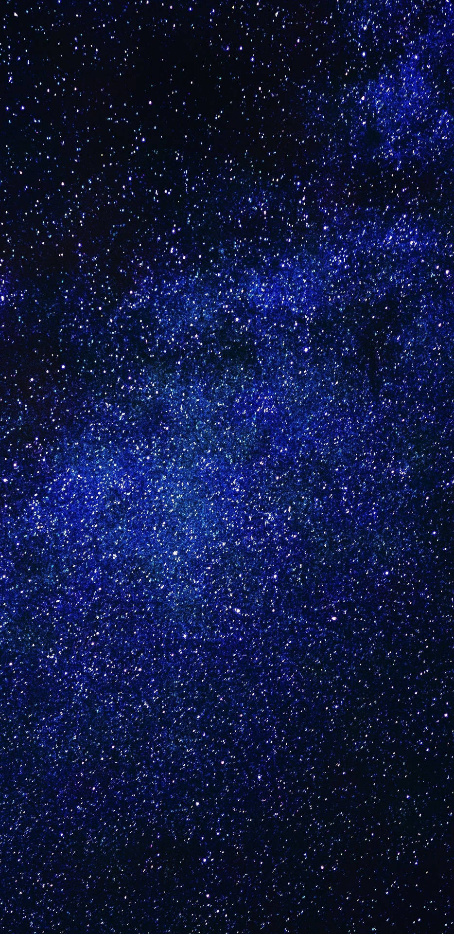 Samsung Mobile Blue Starry Galaxy Wallpaper