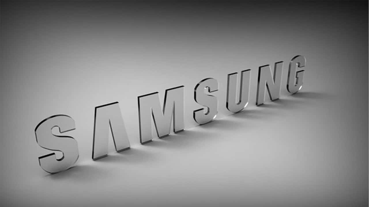 Immaginedel Logo Grigio Di Samsung.