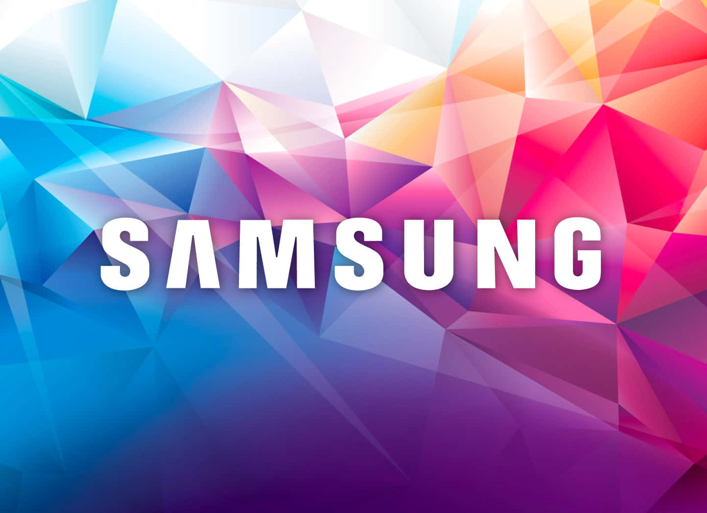 Farverig geometrisk Samsung Logo Billede