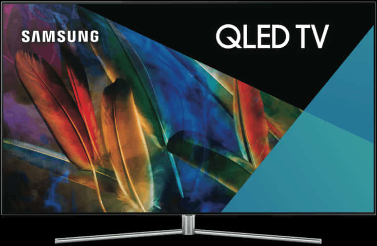 Samsung Q L E D T V Display PNG