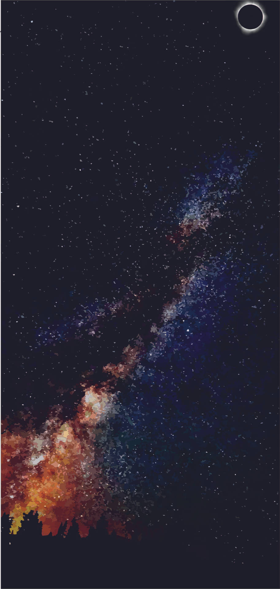 Samsung S10 Milky Way Galaxy Wallpaper