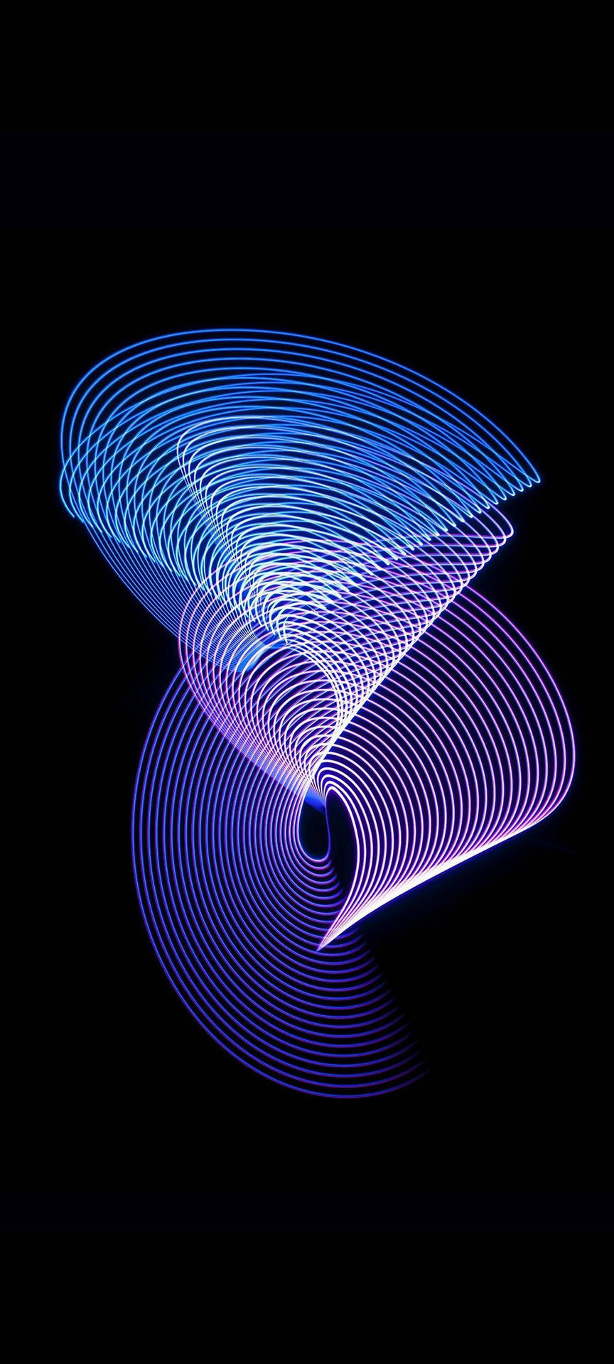 Samsung S21 Ultra Spiral Light Wallpaper