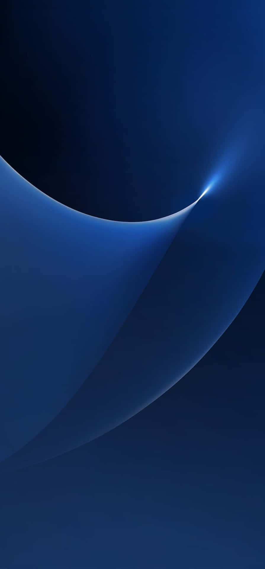 Samsung S23 Ultra Abstract Blue Curve Wallpaper Wallpaper