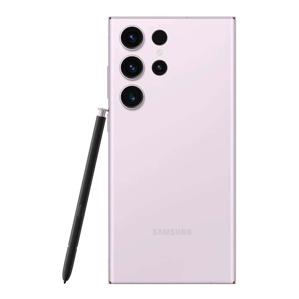 Samsung S23 Ultra Pinkwith S Pen Wallpaper