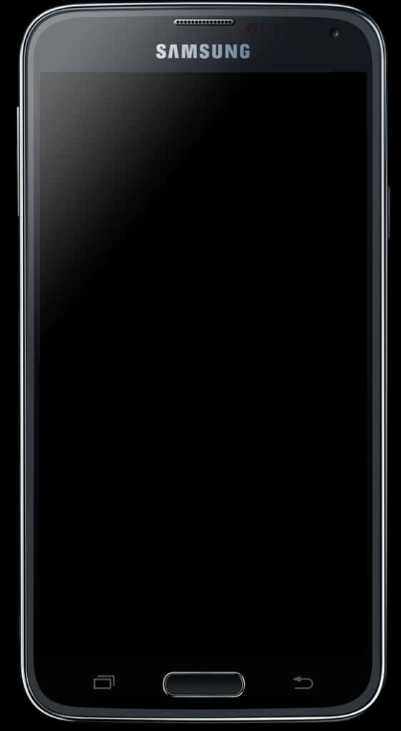 Samsung Smartphone Black Screen PNG