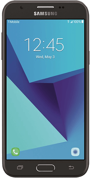 Samsung Smartphone Display Timeand Date PNG