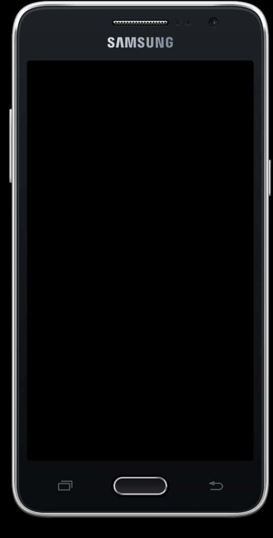 Samsung Smartphone Front View PNG