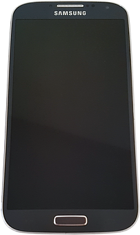 Samsung Smartphone Front View_ Black Screen PNG