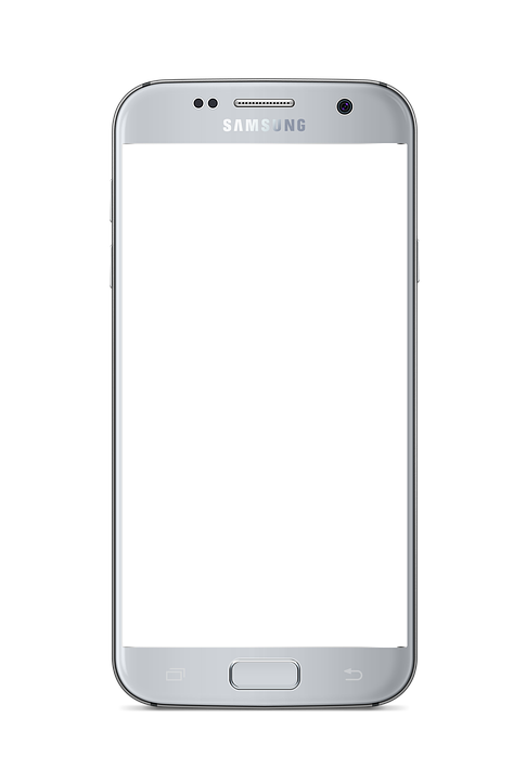 Samsung Smartphone Front View PNG