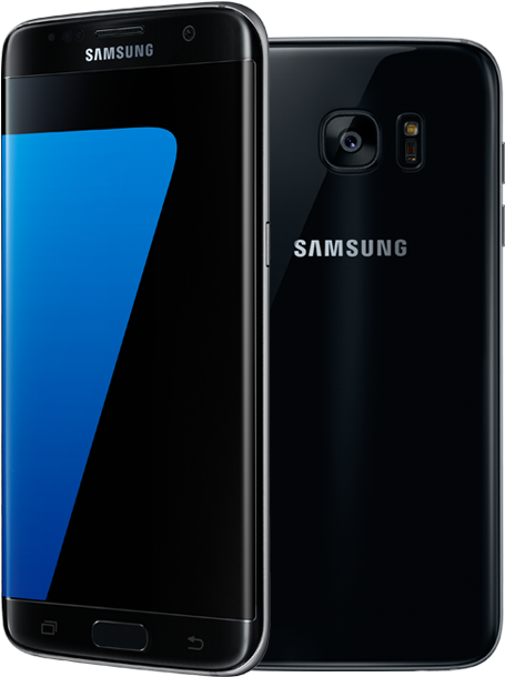 Samsung Smartphone Frontand Back View PNG