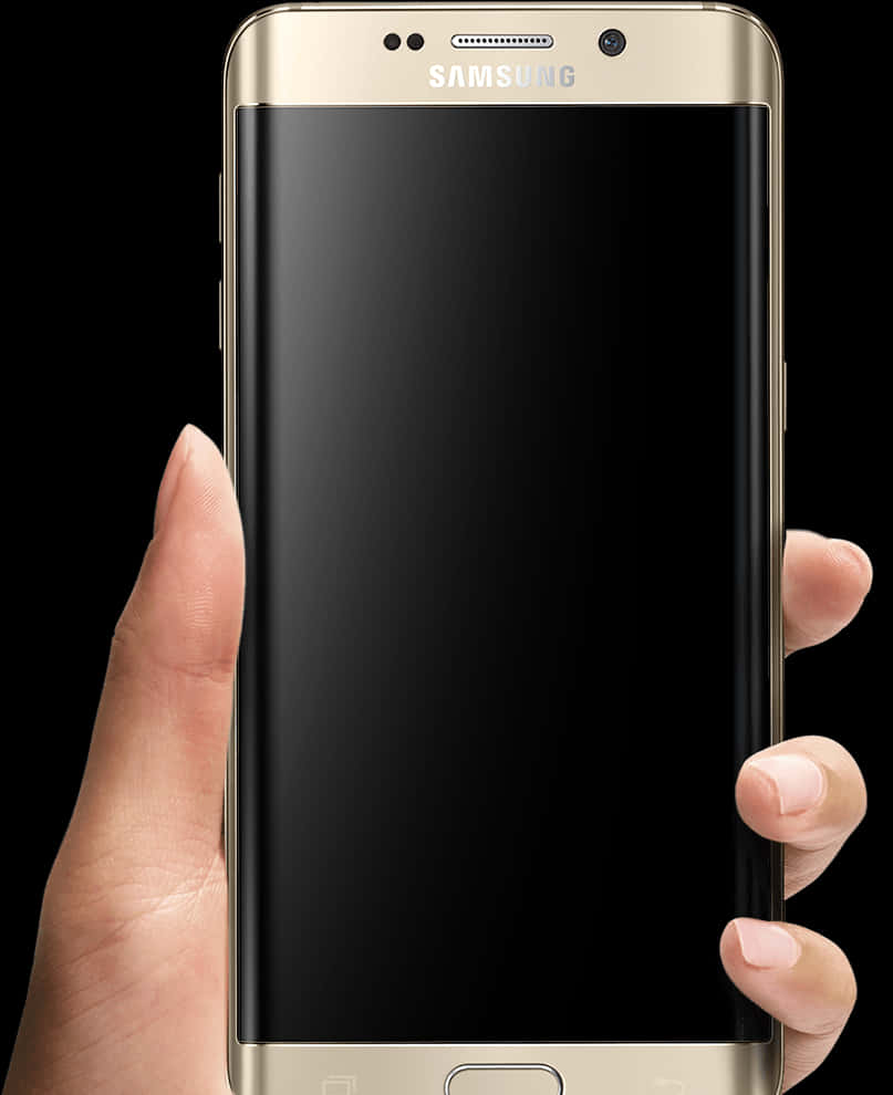 Samsung Smartphone Heldin Hand PNG