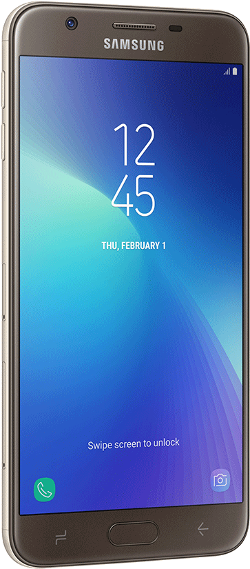 Samsung Smartphone Lock Screen Display PNG