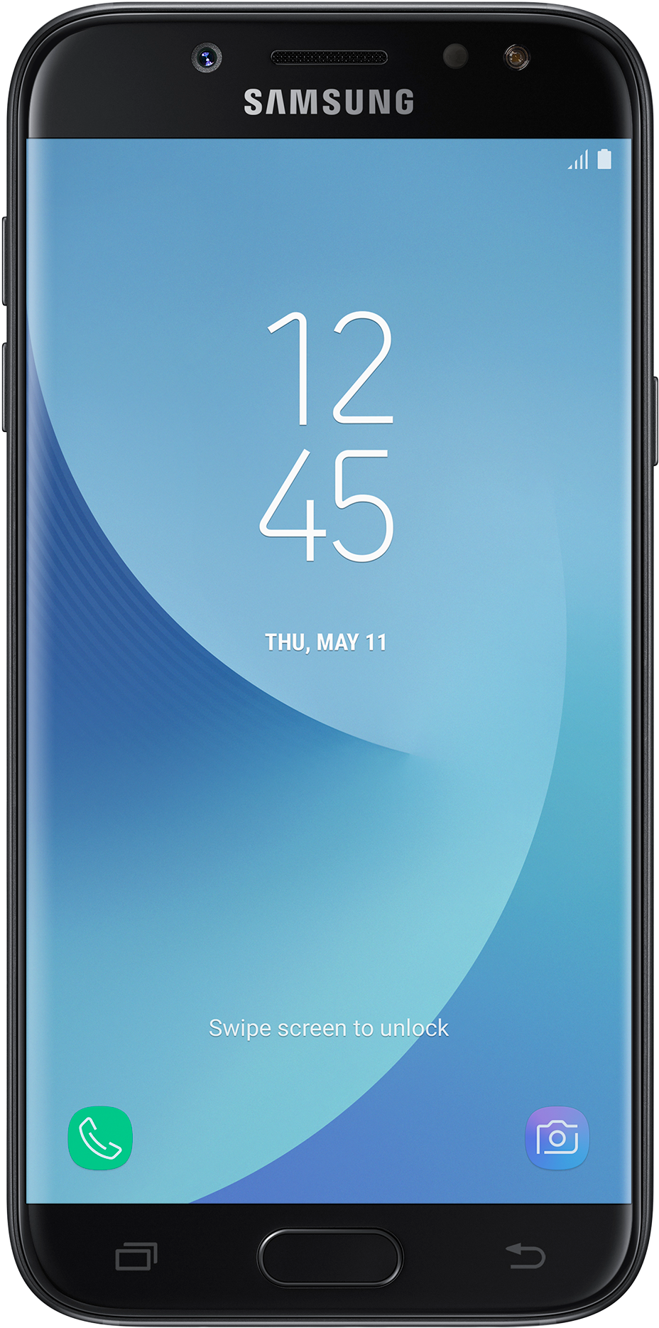 Samsung Smartphone Lockscreen Display PNG