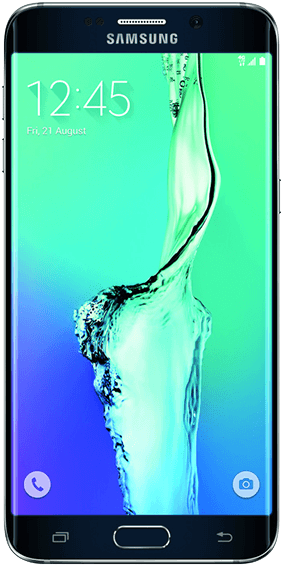 Samsung Smartphone Water Splash Screen PNG