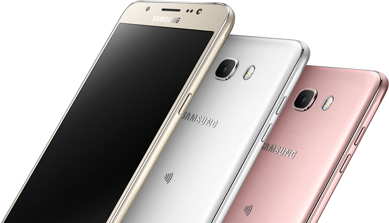 Samsung Smartphones Color Options PNG