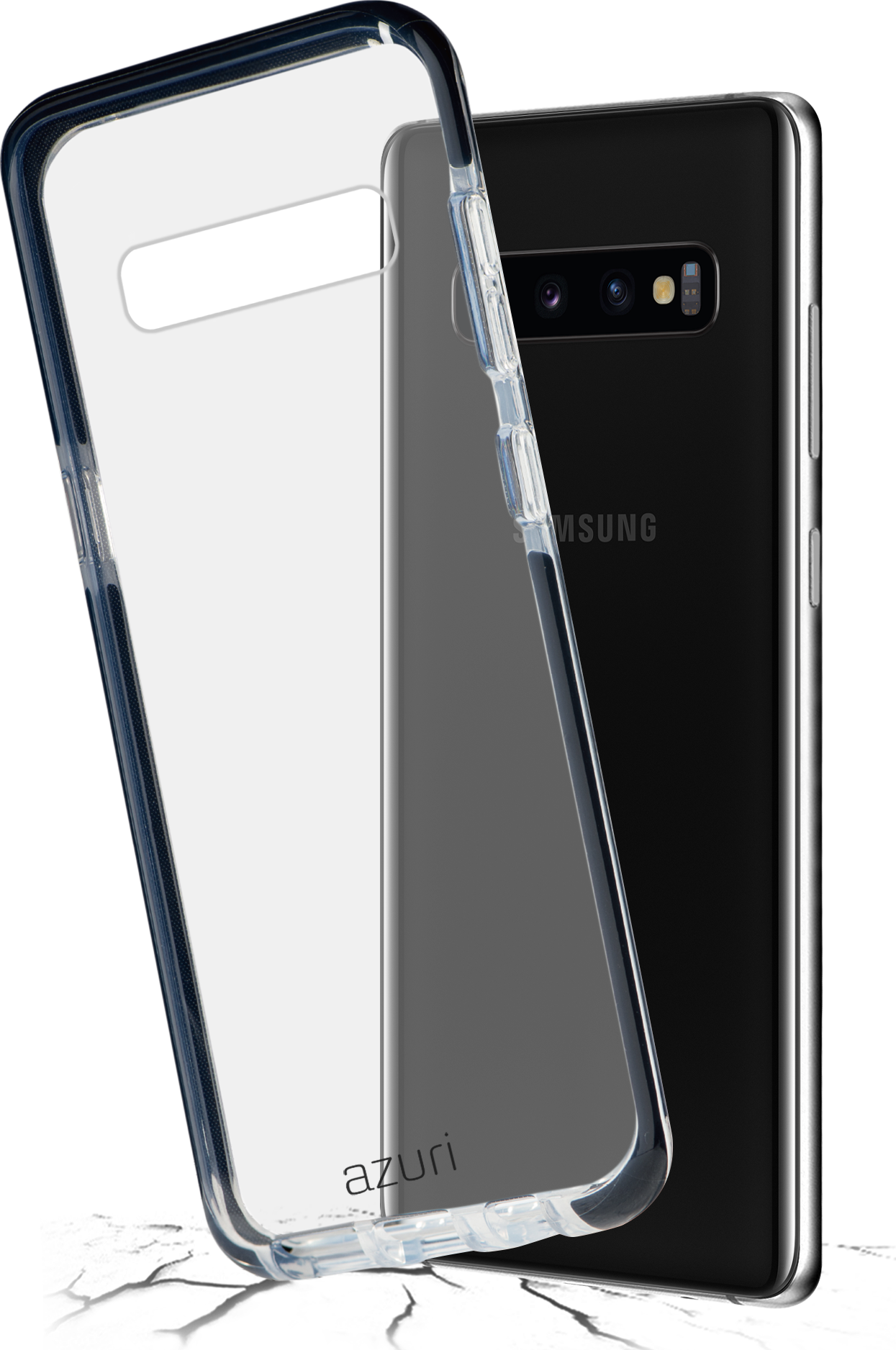 Samsung Smartphonewith Clear Case PNG