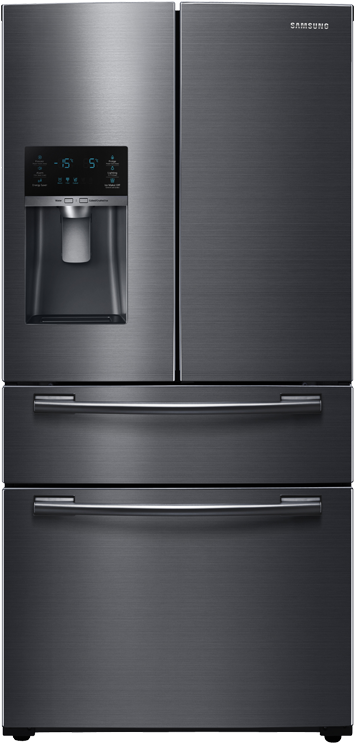 Samsung Stainless Steel French Door Refrigerator PNG