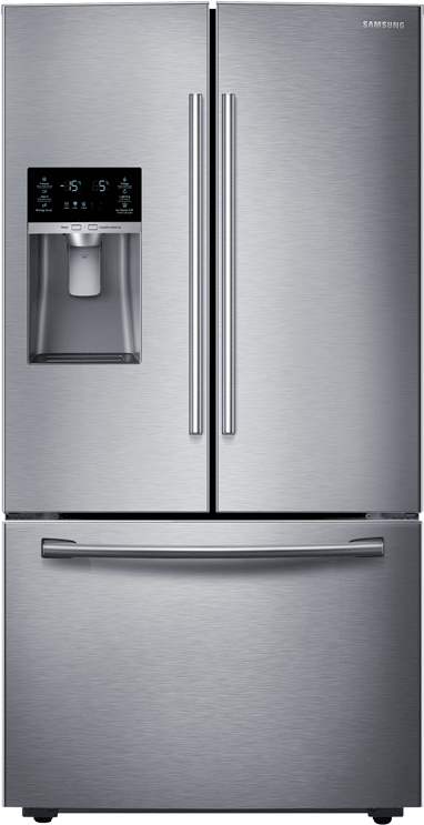 Samsung Stainless Steel French Door Refrigerator PNG