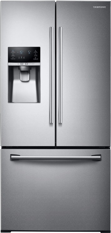 Samsung Stainless Steel French Door Refrigerator PNG