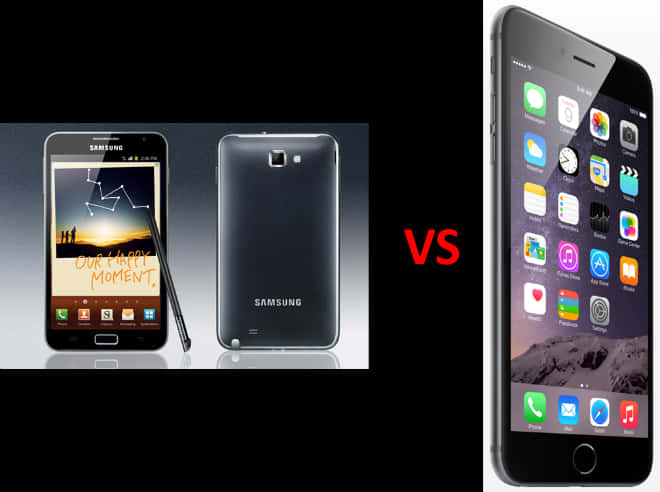 Samsungvsi Phone Comparison PNG