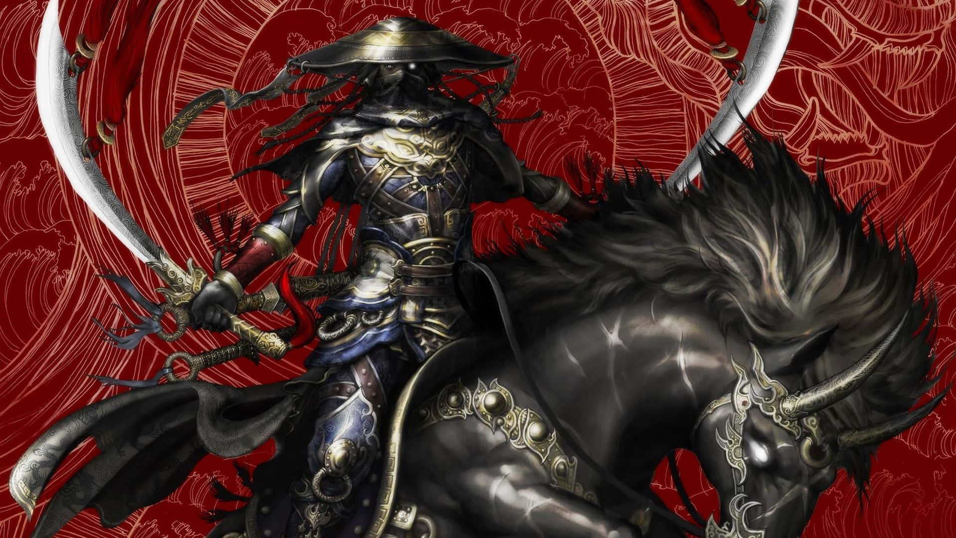 Intricate Samurai Armor Showcased in Stunning Detail Wallpaper