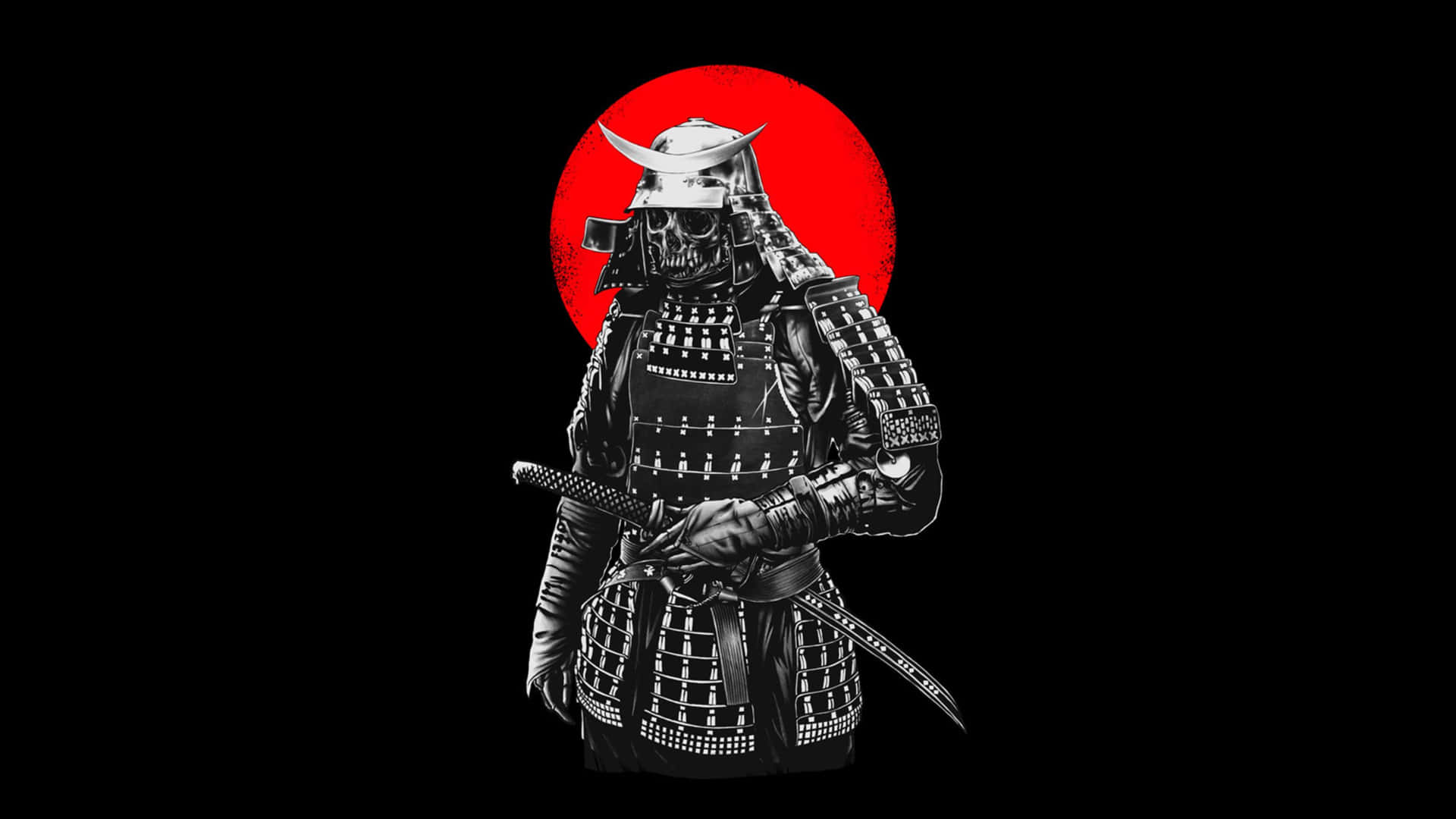 Authentic Samurai Armor Display Wallpaper