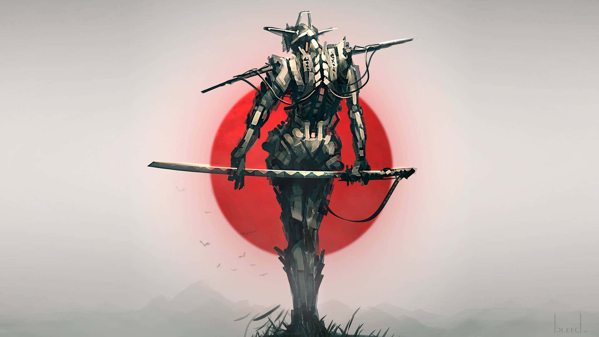 Bildtraditioneller Japanischer Samurai-krieger