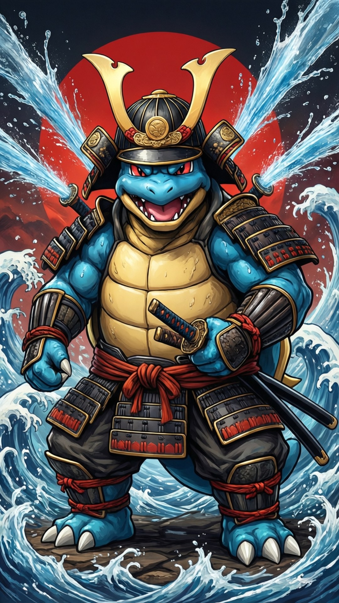 Samurai Blastoise Papéis de Parede