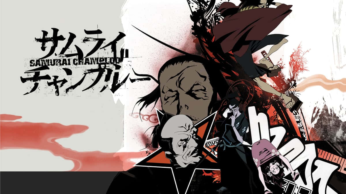 Samurai Champloo Anime Kunstwerk Achtergrond