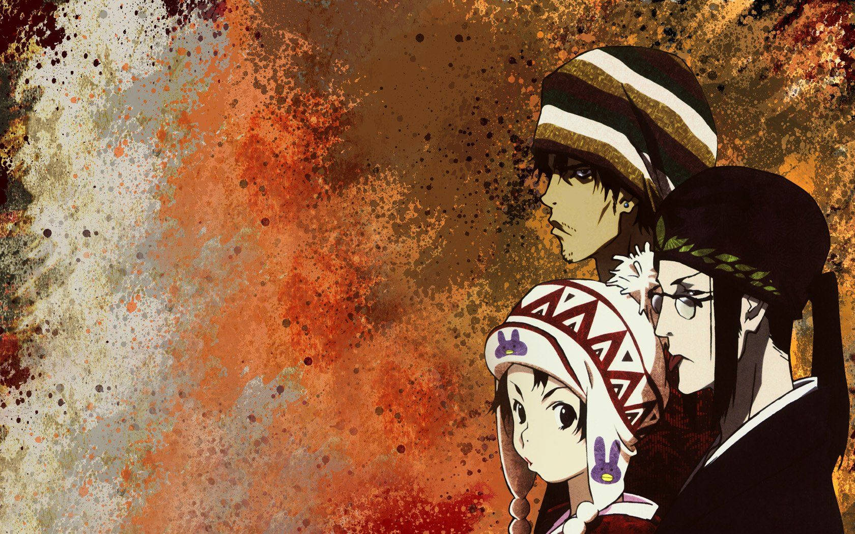 Doshéroes De Anime, Mugen Y Jin, Teniendo Un Enfrentamiento Momentáneo. Fondo de pantalla