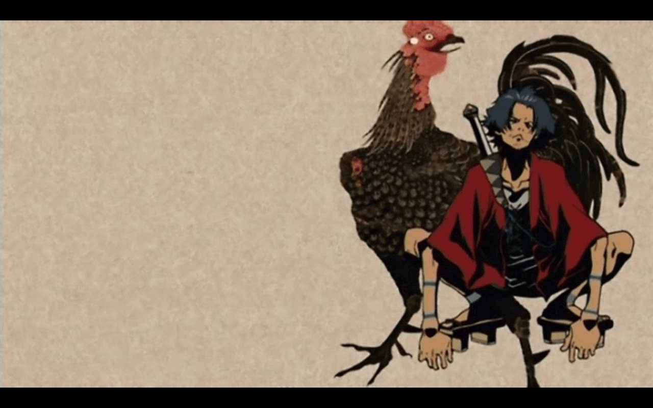 Mogen, den Vilde Samurai fra Samurai Champloo. Wallpaper