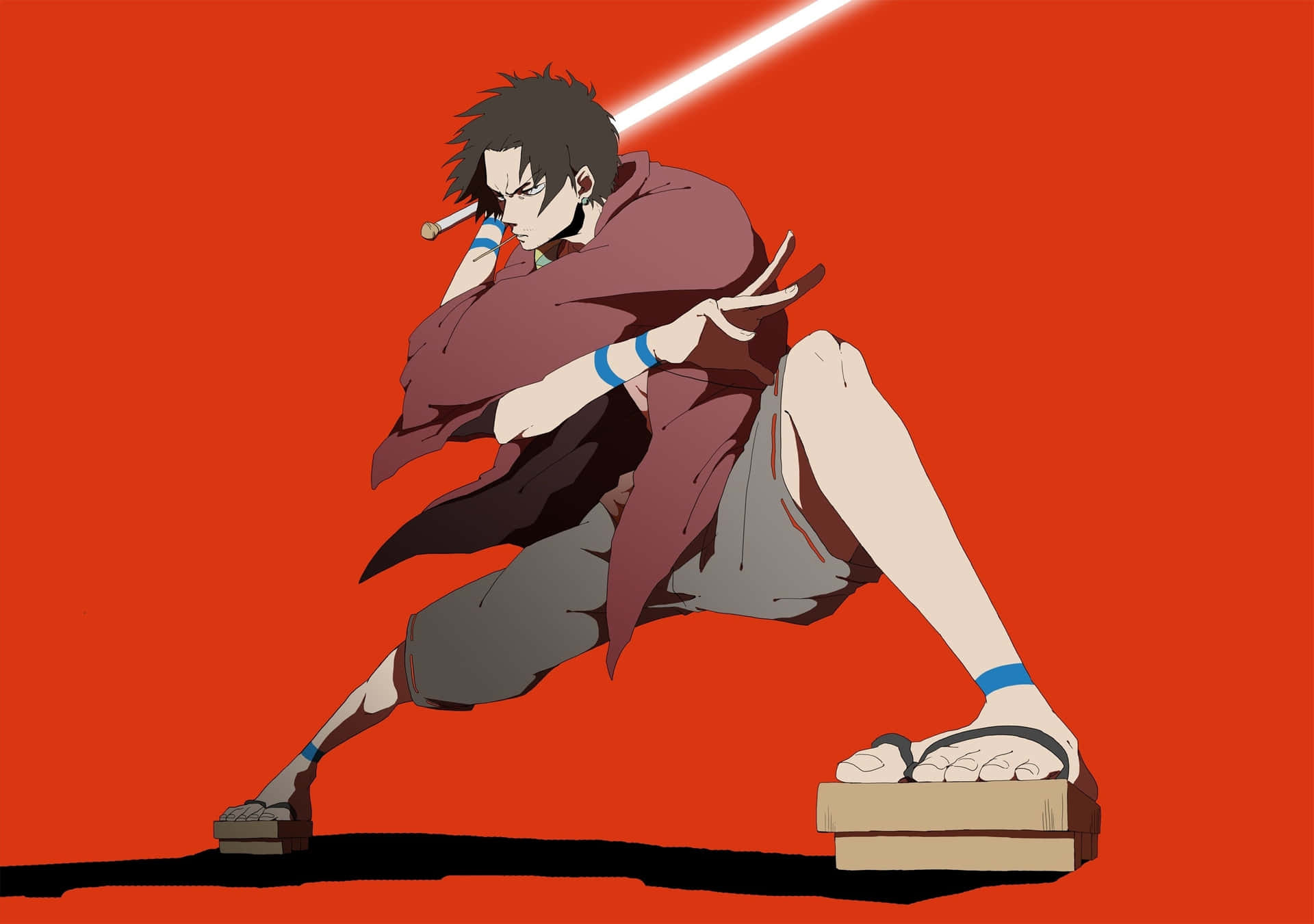 Samurai Champloo Mugen On Red Picture