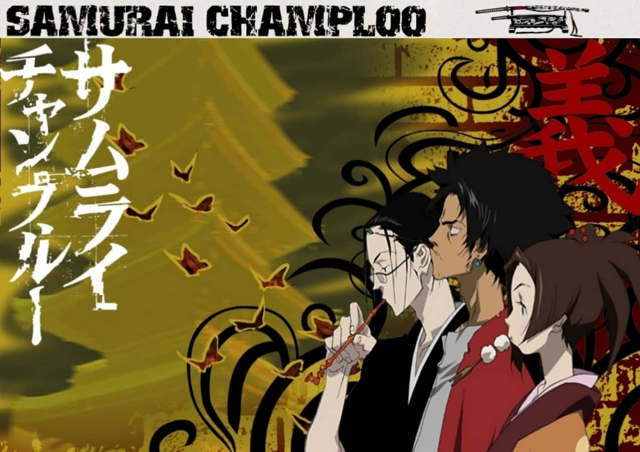 Immagineartistica Con Banner Di Samurai Champloo.