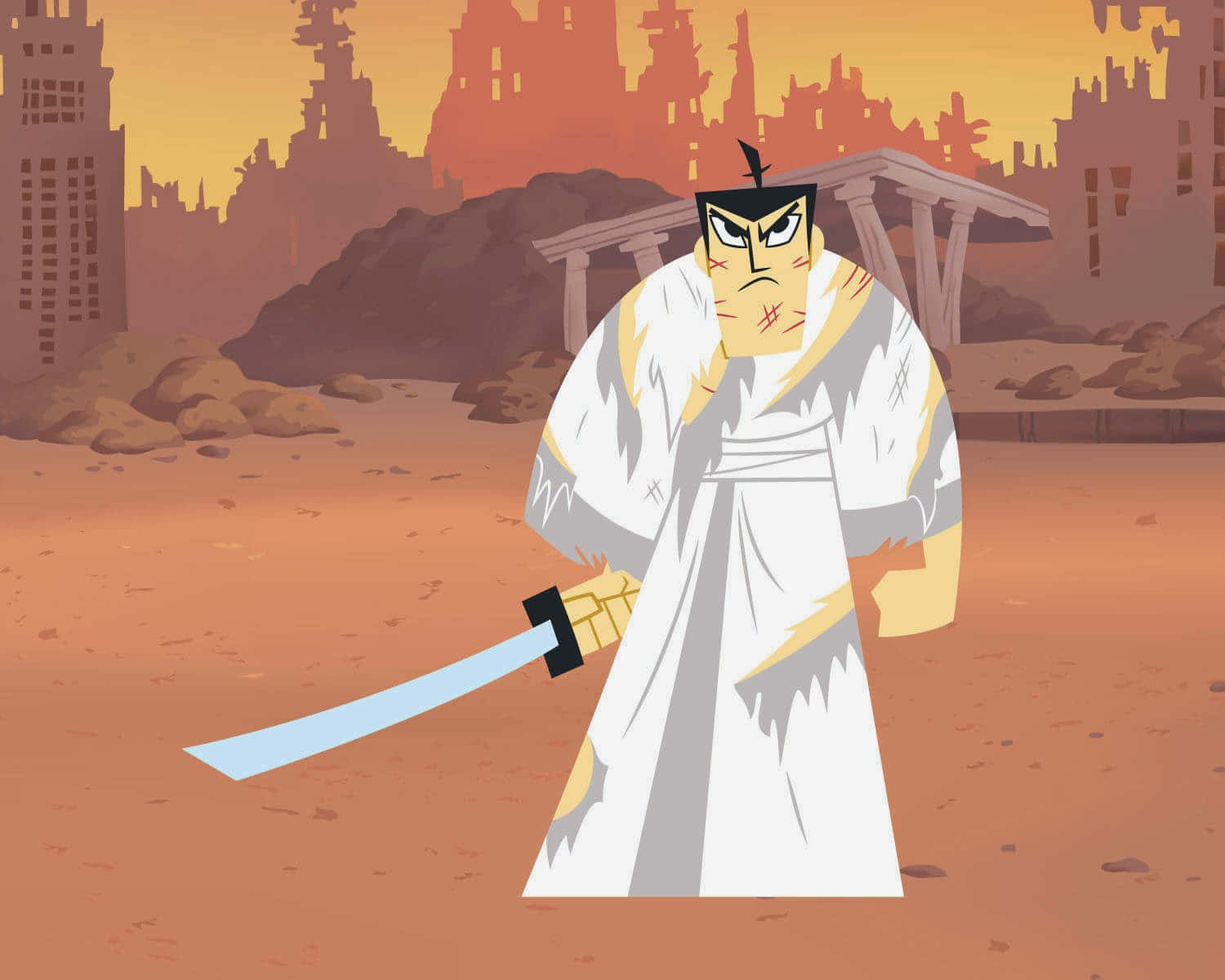 Planode Fundo De Samurai Jack Em 1500 X 1200.